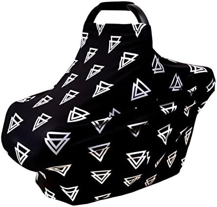 Nursing Cover | Baby Car Seat Cover | Breastfeeding Cover Scarf - Multi-Use Baby Car Canopy, Shopping Cart, High Chair,Stroller, Carseat Covers for Girls & Boys - Stretchy Infinity Shawl Scarf for Mom