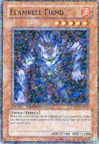 Yu-Gi-Oh! - Flamvell Fiend (DT01-EN072) - Duel Terminal 1 - 1st Edition - Super Rare