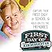 First Day of School Photo Picture Prop Rigid Coroplast Sign | 10 inches x 15.5 inches | Preschool | Kindergarten | 1st Grade Plaque (Kindergarten) - First day of school Sign
