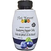 Hot Mamas Spicy Blueberry Pepper Jelly in Squeezable Bottle, 300ml