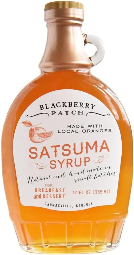 Blackberry Patch With Satsuma Syrup From All Natural Handmade In Small Batches | For breakfast pancakes and waffles or drizzled over fresh fruit 12 fl oz (Satsuma, 12 Ounce)