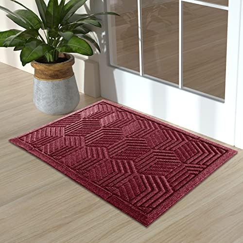 Yimobra Durable Indoor Door Mats, Easy Clean Entrance Floor Rug, Water