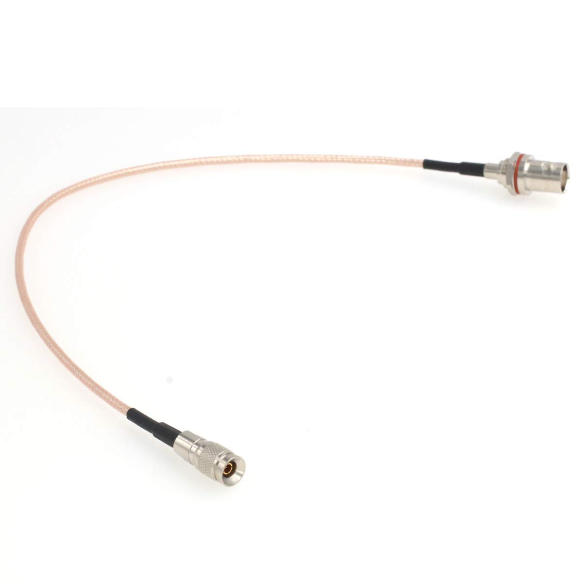 SZRMCC BNC Female Bulkhead Oring to DIN 1.0/2.3 Male HD SDI Cable for RED Blackmagic Design Camera Monitor Video Data Transfer (1m)