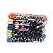 All4life Women's 6 Pairs Colorful Patterned Crew Socks