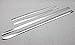 Chrome Body Side Door Moulding Trim Overlay Cover For Jeep Cherokee 2014