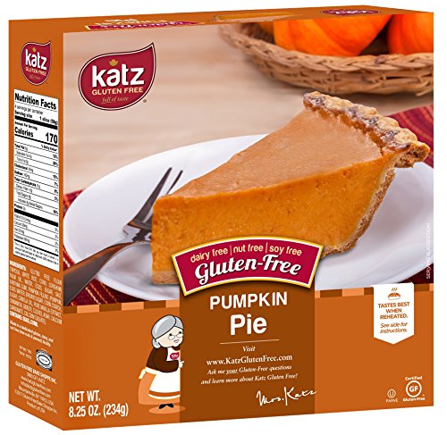 Katz, Gluten Free, Personal Size Pumpkin Pie, 8.25 Ounce, (6 Pack)