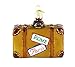 Old World Christmas Cities, Places and Landmarks Glass Blown Ornaments for Christmas Tree Suitcase