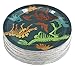 Juvale Dinosaur Birthday Party Supplies, Fossil Plates (9 in., 80 Pack)