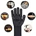 Grill Gloves [Heat & Cooking Gloves] 932°F Extreme High Heat Resistant Grill Gloves Oven Baking Barbecue Grilling Gloves Extra Large Long Cuff EN407 Certified Gloves Aramid & Silicone Gloves