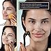 Derma Roller For Face 540 Titanium Needles 0.25mm by Matykos Non Invasive Microneedling Tool BONUS Storage Case, 10 Compressed Facial Sponges, Brochure, and Gift Box
