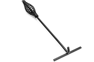 Stanbroil 15" Dutch Oven Lid Lifter with Spiral Bail Handle, Cast Iron Dutch Oven Lid Lifter for Outdoor/Campfire Cooking Accessories, Black Finish