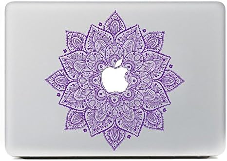 ArtDura Leaves Removable Vinyl Decal Sticker Skin for Apple Macbook Pro Air Mac 13" inch / Unibody 13 Inch Laptop - Purple
