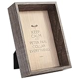Eco in Deco Picture Frame 4x6 inch Color Brown Wood Shadow Box
