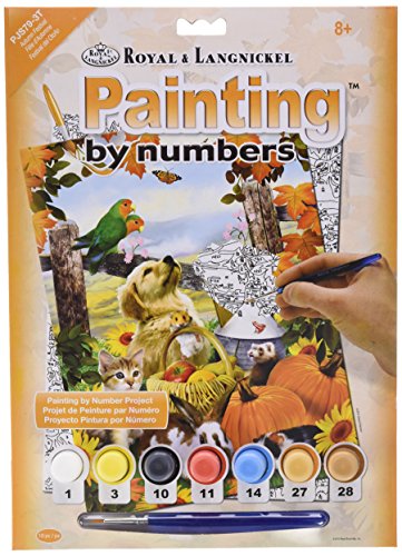 ROYAL BRUSH Junior Small Paint By Number Kit 8-3/4