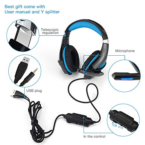 image for Deep Dream Gaming Headset for Xbox One PS4 PC Beexcellent GM-5 Stereo 