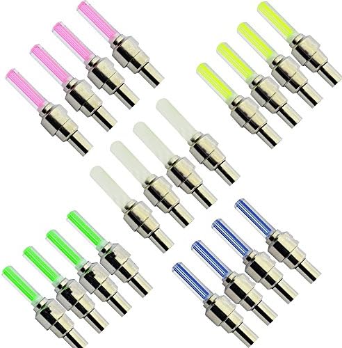 Jason or Led Flash Tyre Wheel Valve Cap Light For Car Bike Bicycle Motorbicycle Wheel Light Tire(Red, Yellow, Blue, Green, Colorful)