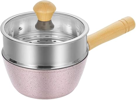 Amazon スチーマーと蓋 テフロン加工の鍋クアルトバターウォーマー アルミ合金で鍋を調理6 3インチミルクパン赤ちゃん 雪平鍋 オンライン通販 Amazon スチーマーと蓋 テフロン加工の鍋クアルトバターウォーマー アルミ合金で鍋を調理6 3インチミルクパン赤ちゃん 雪平鍋 オンライン通販