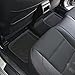 Motor Trend FlexTough 2 Tone Rubber Car Floor Mats for Auto - Heavy Duty All Season Black & Gray