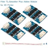 4pcs TL-Smoother Plus Addon Module 3D Printer Accessories Filter for Pattern Elimination Motor Filter Clipping Filter 3D Printer Motor Drivers Terminator Reprap MK8 I3