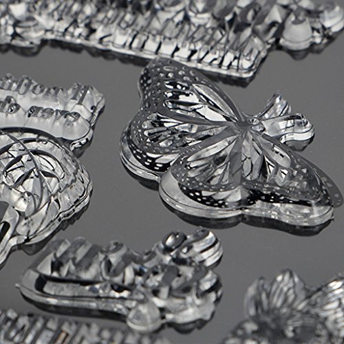 Susada Clear Stamp Transparent Silicone Rubber Sheet Cling for Scrapbooking DIY - Thumbnail 3