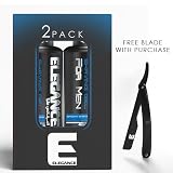 Elegance Plus Shaving Gel 500ml (2 Pack w/ Box) (Blue) with Free Elegance Razor Holder