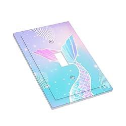 ShinyLuck Mermaid 1 Gang Light Switch Plate Cover