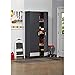 SystemBuild  Boss Tall Storage Cabinet, Charcoal Gray