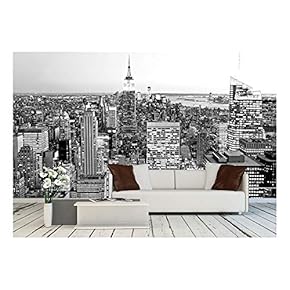 Aerial View of Manhattan, New York City USA - Removable Wall Mural | Self-Adhesive Large Wallpaper - 66x96 inches