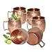 Avs Stores Pure copper hammered cup Moscow Mule Set of 6