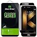 [2-Pack] Dmax Armor for LG K20 Plus Screen Protector, (Full Screen Coverage) [Tempered Glass] Anti-Scratch, Anti-Fingerprint, Bubble Free, (Black)