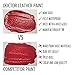 Doctor Leather | Red Leather Paint | Non Toxic Premium Grade | Use to Restore and Repair Your Red Leather Items | for Handbags, Car Seats, Couches, Sofas, Boats, Jackets and Shoes