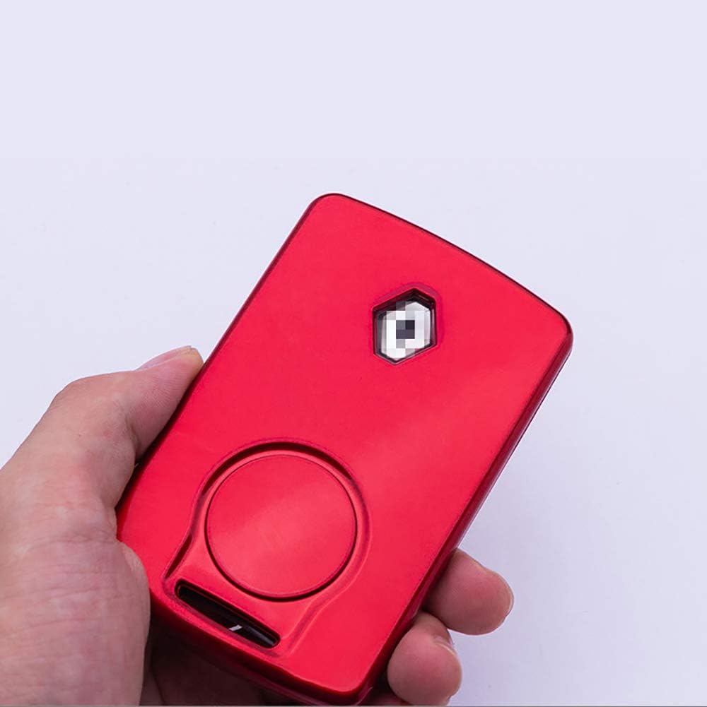 ontto Car Key Cover Case for Renault Key fob for Renault Kadjar Captur Clio Scenic Megane Duster Sandero Twingo koleos Remote accessories key Shell key Holder Remote key Protector-Red - Image 5