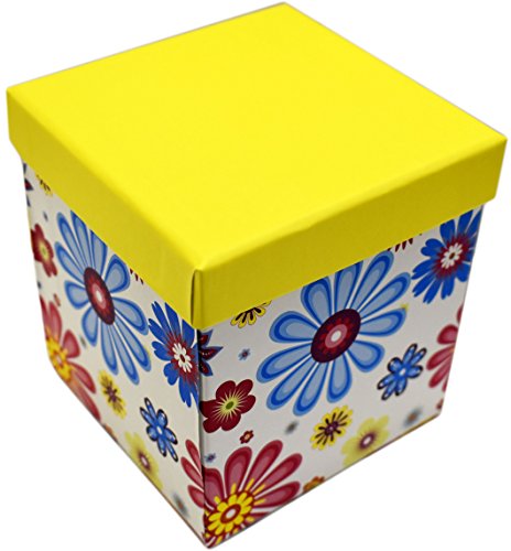 Alef Elegant Decorative Themed Nesting Gift Boxes -6 Boxes- Nesting Boxes Beautifully Themed and Decorated - Perfect for Gifts or Simple Decoration Around the House! (Floral Petals) - Thumbnail 6