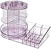 Sorbus Rotating Makeup Organizer Station Nail Bar, 360° Rotating Adjustable Carousel with Tray for Cosmetics, Skincare, etc. Great for Vanity, Bathroom, Bedroom (Purple)
