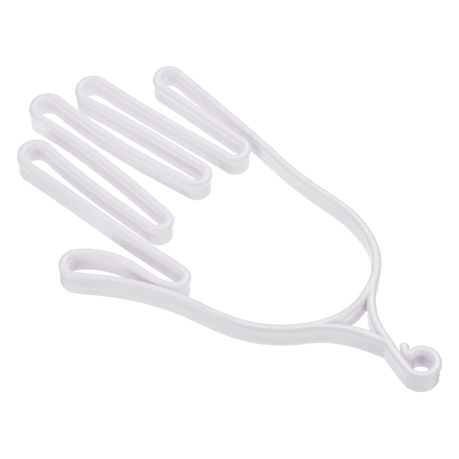 M METERXITY Golf Gloves Stretcher - Plastic Golf Gloves Holder Right and Left Hand, Light & Durable, Apply to Sports Gloves Maintenance (White)