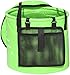 Premium Compact Collapsible Bucket by Freegrace - Portable Folding Water Container - Lightweight & Durable - Includes Mesh Pocket (Green, 10L (Lid))