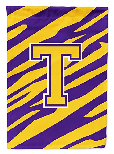 Caroline's Treasures CJ1022-T-GF Iger Stripe Initial T Monogram Flag, Small, Mu…