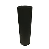 Rubber-Cal Recycled Floor Mat, Black, 3/8-Inch x 4