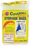 2 Warps Coverall Storage Bags Jumbo Size 60