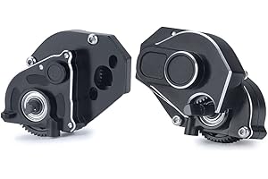 WEFEINO CNC Complete Transmission Case 2 Speeds Gearbox for RC 1/24 Axial SCX24 AXI90081 Deadbolt AXI00001 AXI00002 AXI00004 AXI00005 AXI00006