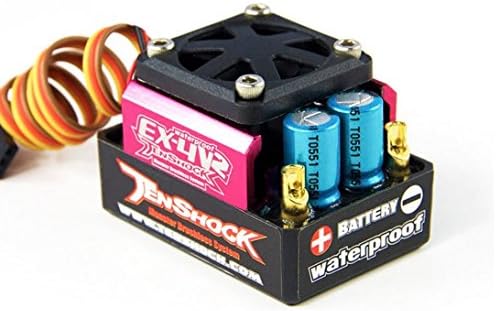 Tenshock WPEX4 V2 Brushless 120A 1/10, 1/8 ESC, Waterproof