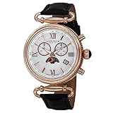 Akribos XXIV Women's AK754BKR Ultimate Analog Display Swiss Quartz Black Watch