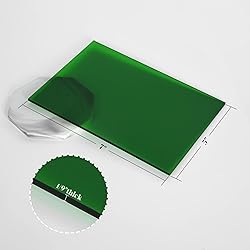 5 Pack Acrylic Sheet Green Transparent Colored