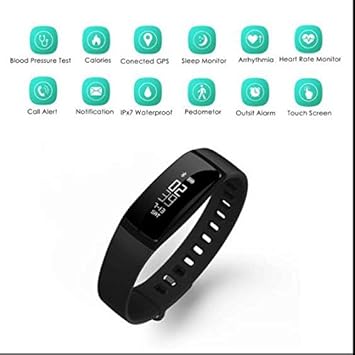 Monitor de ritmo cardíaco Smartwatch, pulsera deporte reloj ...
