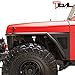 Tidal Front Tube Fender Flare LED Rocker Guard with Steel Mesh Fit for 87-95 Wrangler YJ