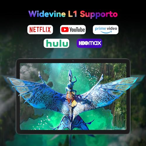 VekfulPC T20 Tablet Android 16 con Tastiera, 24GB RAM + 256GB ROM Espandibile 2TB, Tablet 10 Pollici Widevine L1, Octa-Core, WiFi, Face ID, Bluetooth 5.0, 5000mAh, 8MP+5MP, Jack 3.5mm, 4 Anni Garanzia