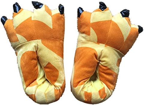 YESBORUnisex Plush Paw Claw House Slippers Animal Costume Shoes