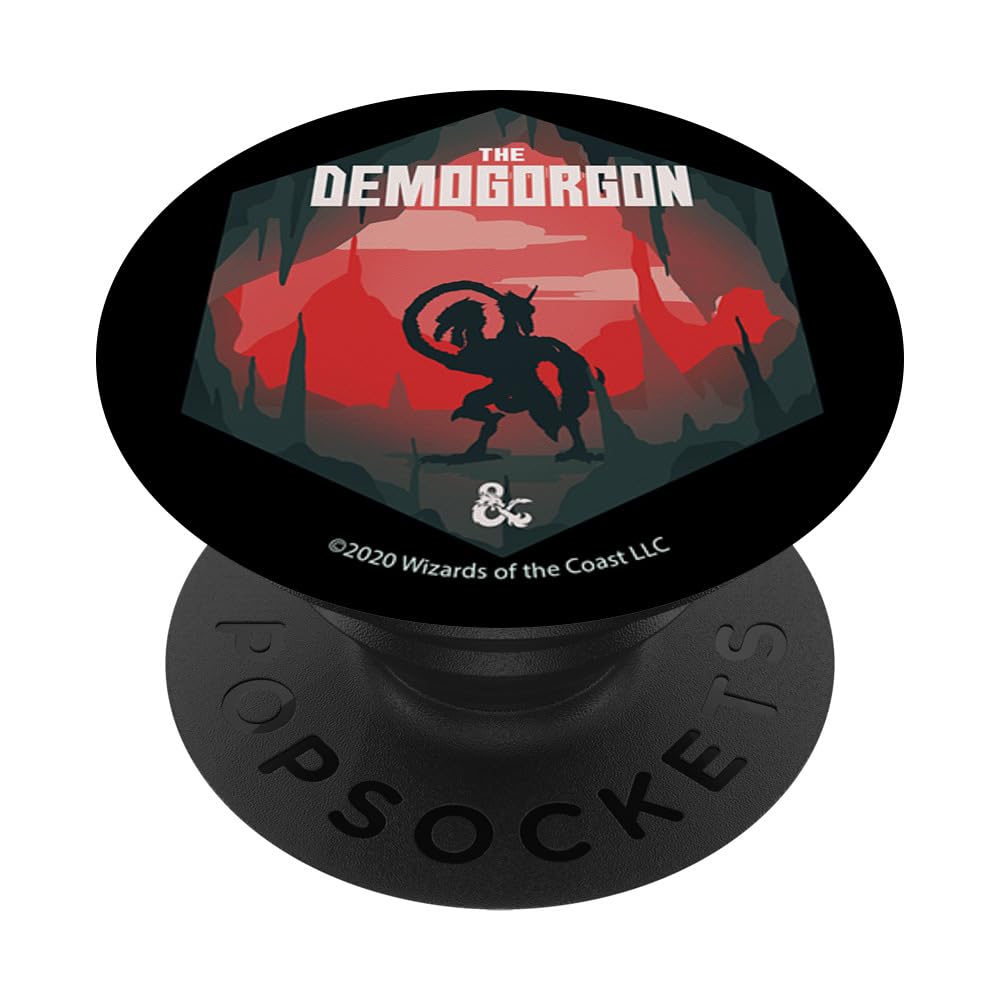 Dungeons & Dragons The Demogorgon Silhouette PopSockets Swappable PopGrip