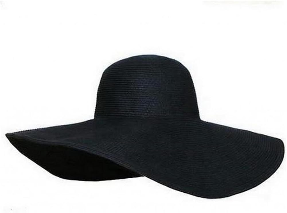 large black floppy sun hat