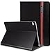 AUAUA iPad Mini 4 Case, iPad Mini 4 PU Leather Case with Smart Cover Auto Sleep/Wake +Screen Protector for Apple iPad Mini 4, 7.9 inch Apple Tablet (Mini 4, mini4 Black)